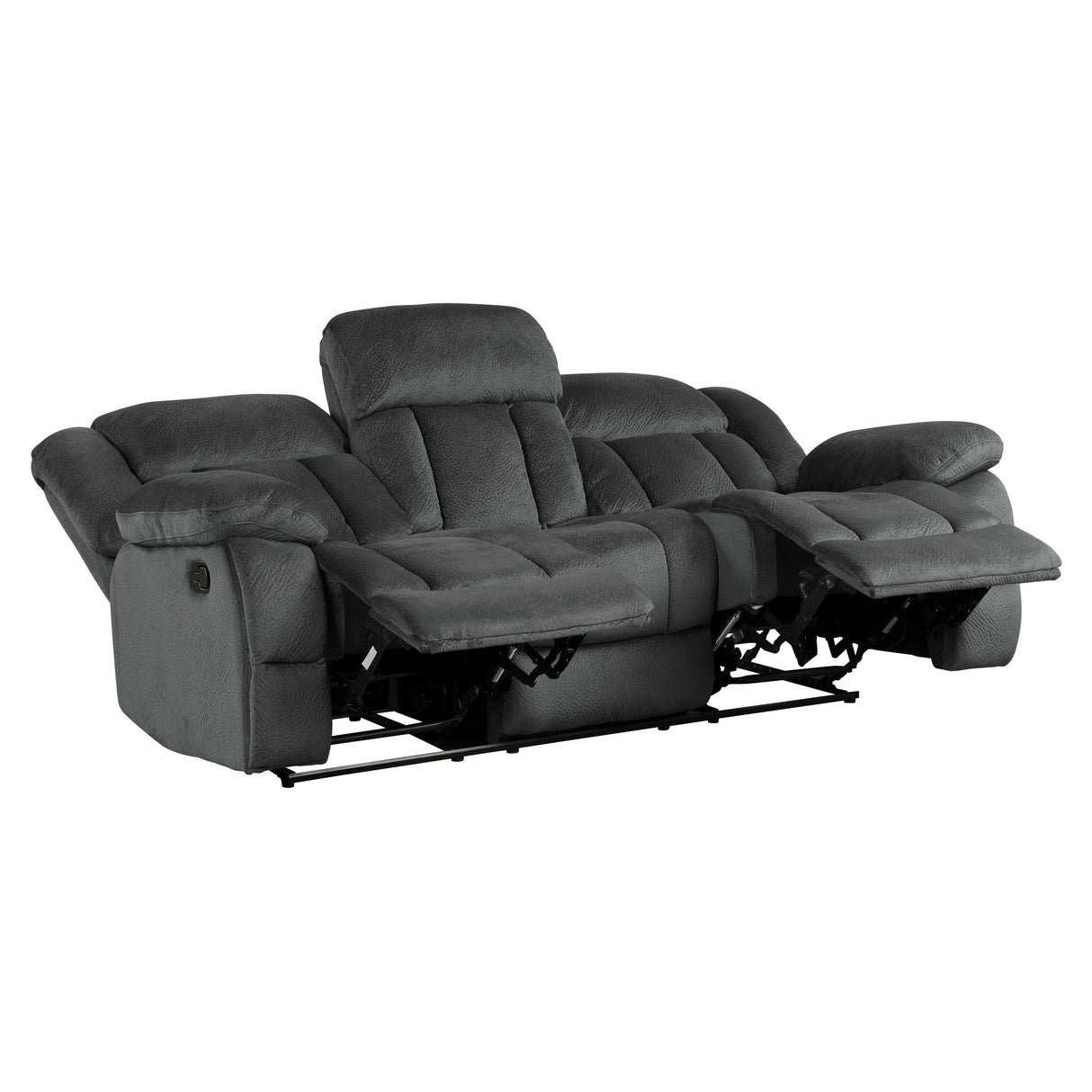 Laurelton Gray Double Reclining Sofa