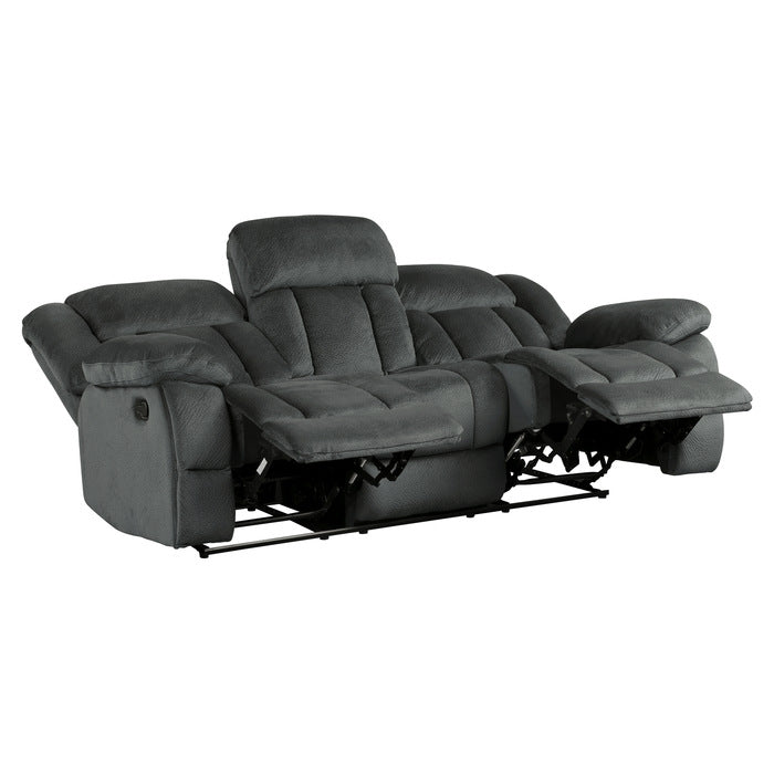 Laurelton Gray Double Reclining Sofa