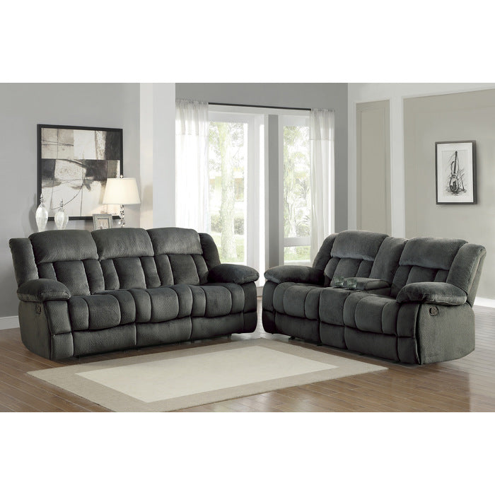 Laurelton Gray Double Reclining Sofa