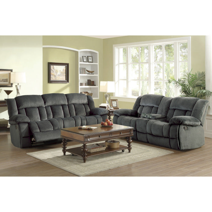 Laurelton Gray Double Reclining Sofa