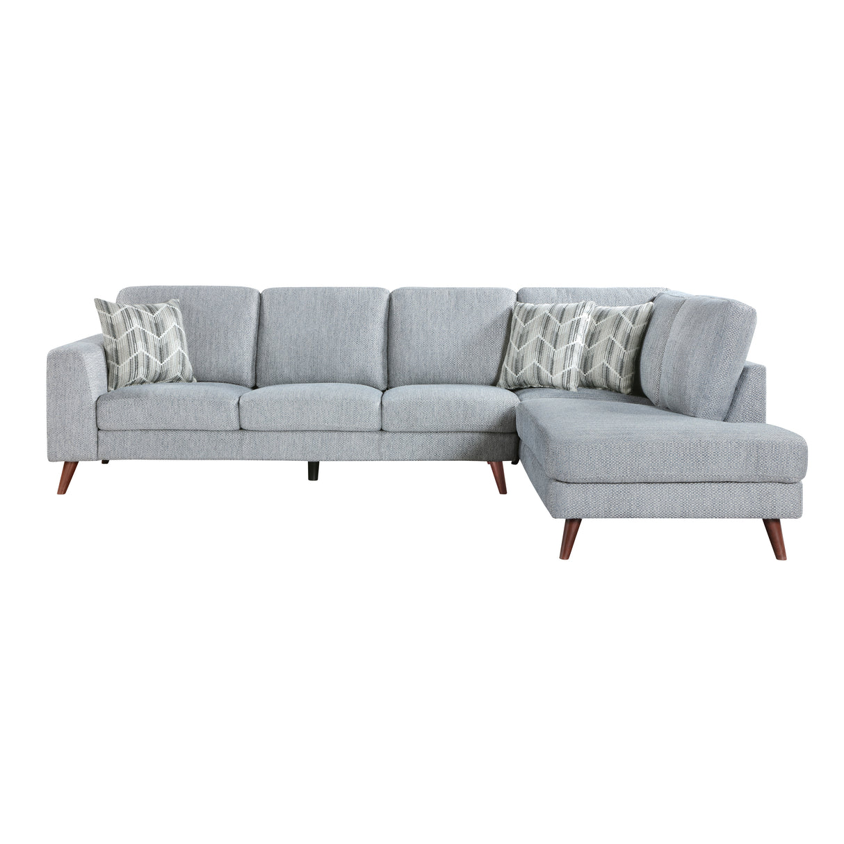 2-Piece Sectional With Right Chaise