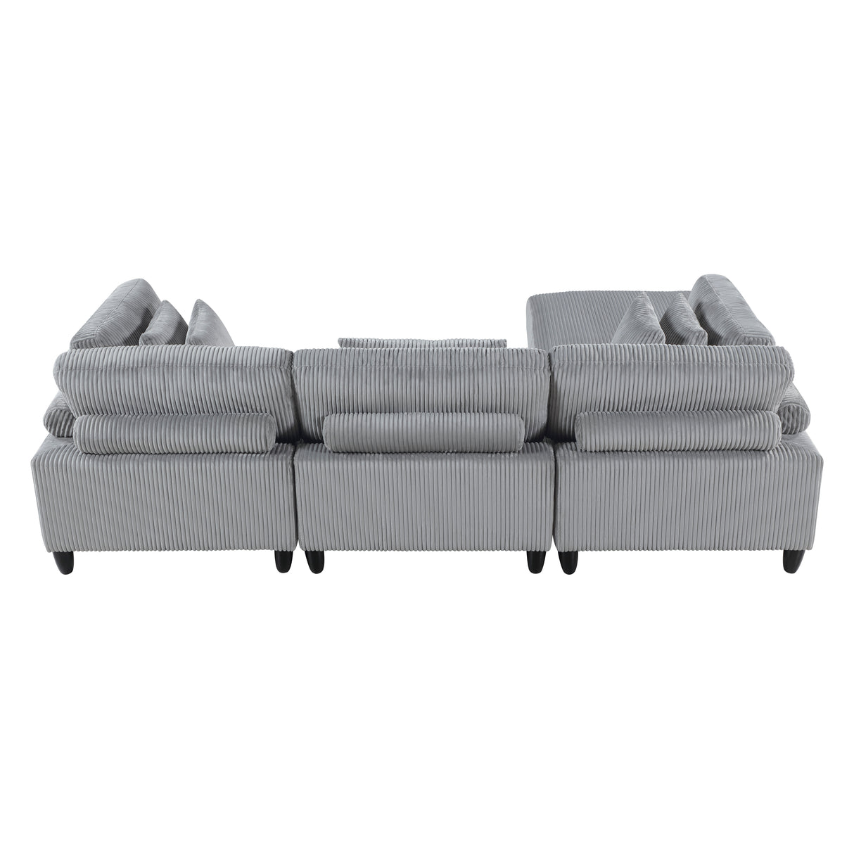 4-Piece Modular Sectional With Otttoman