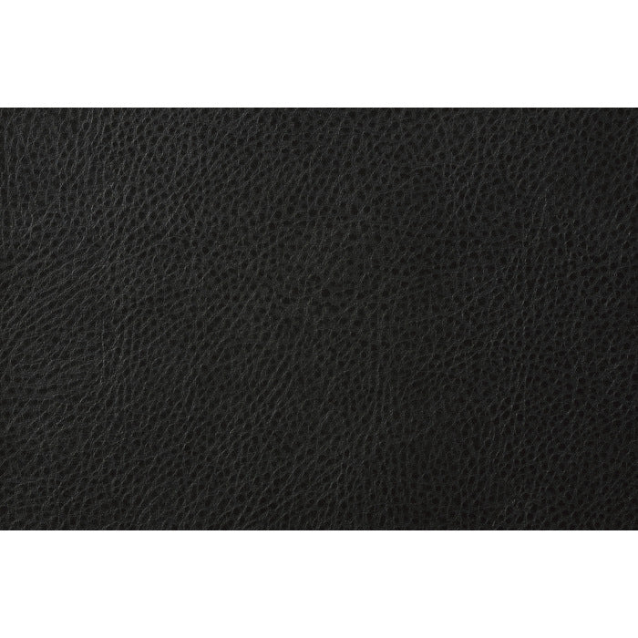 Rubin Black Faux Leather Sofa