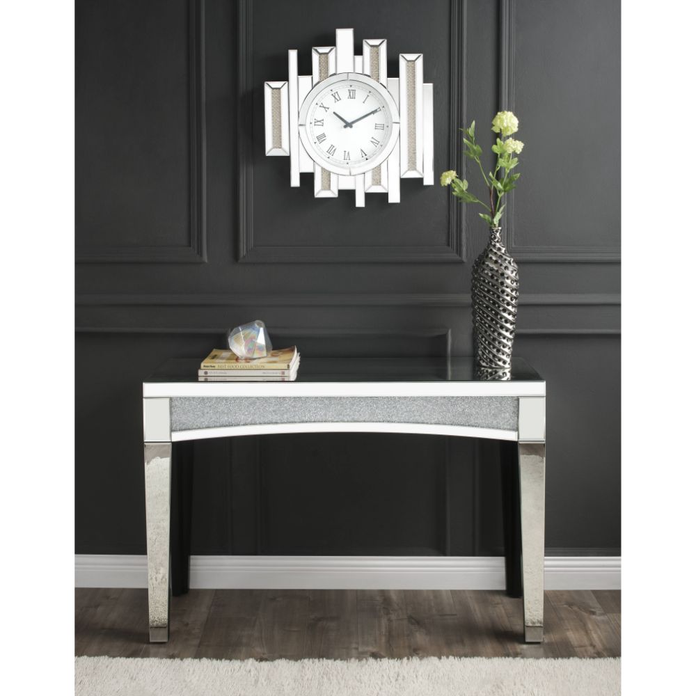 Lavina Faux Square Diamonds Wall Clock