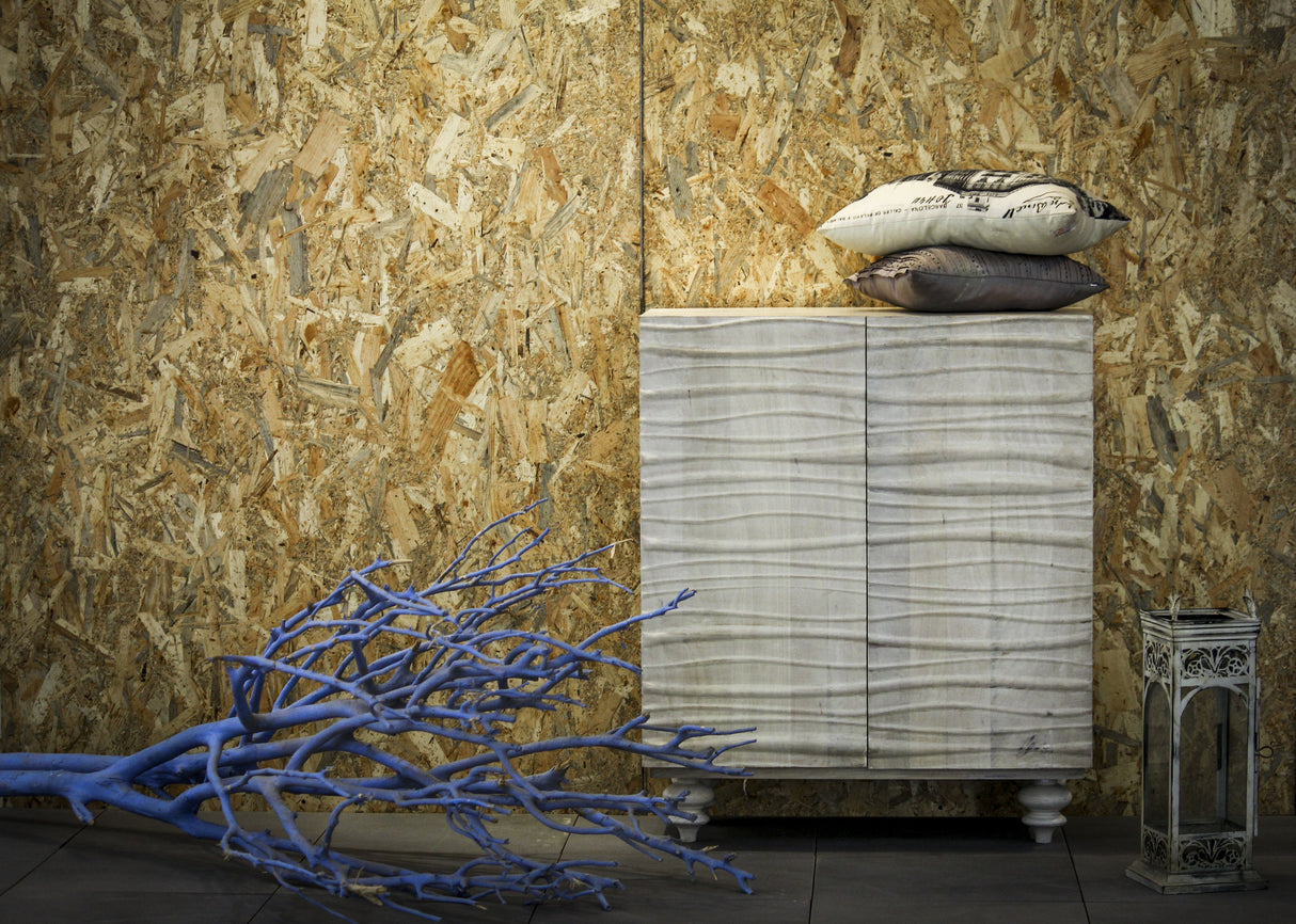 Balthazar White Washed Finish Accent Table