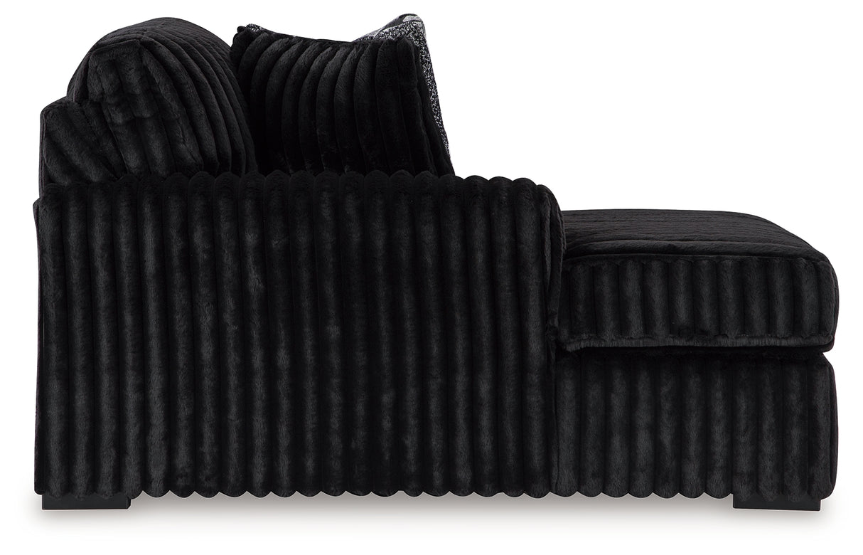Midnight-Madness Left-Arm Facing Corner Chaise