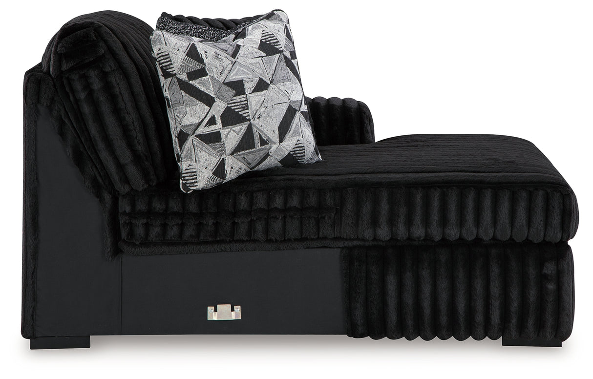 Midnight-Madness Right-Arm Facing Corner Chaise