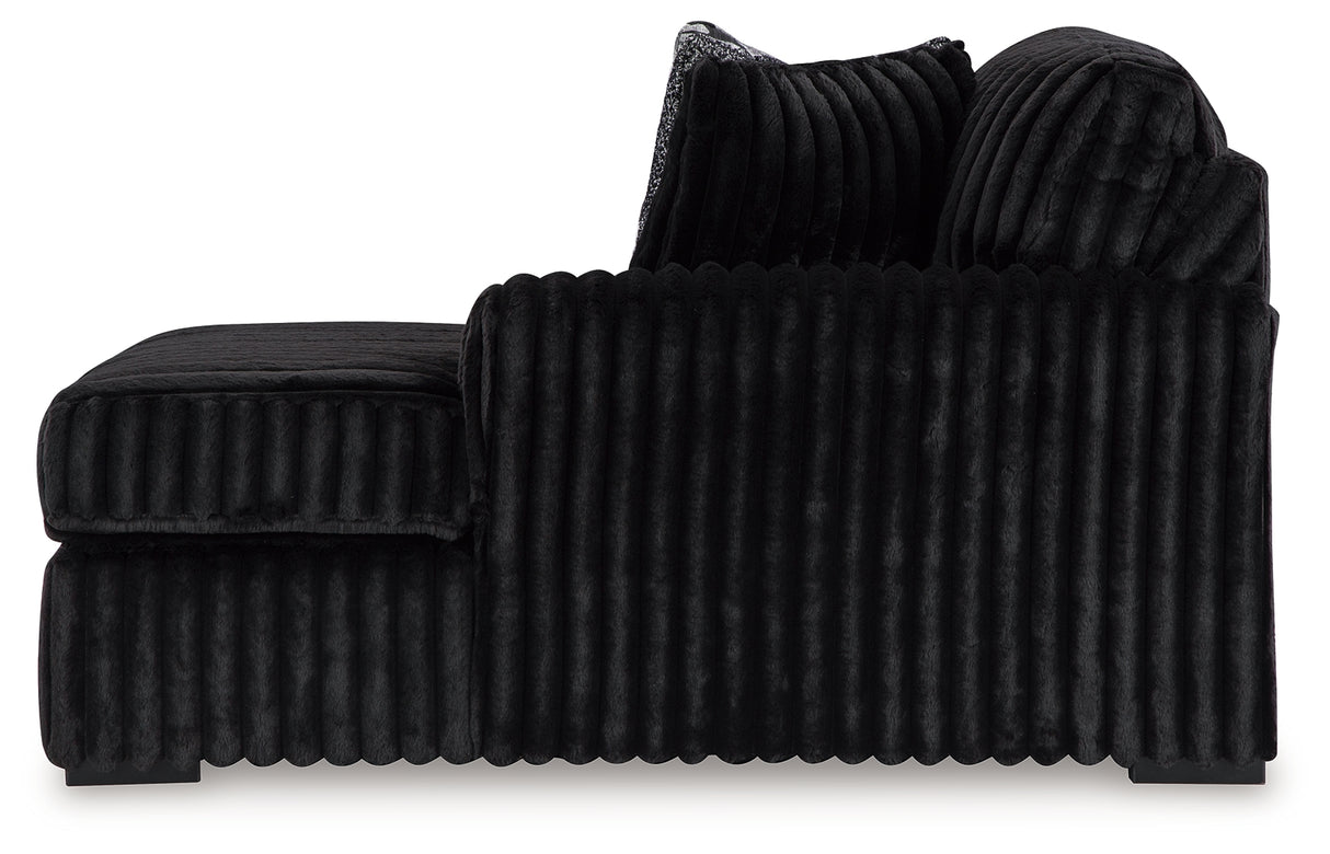 Midnight-Madness Right-Arm Facing Corner Chaise