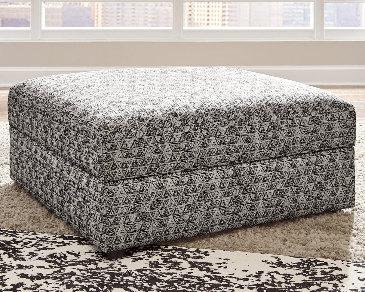 Kellway Bisque Ottoman With Storage