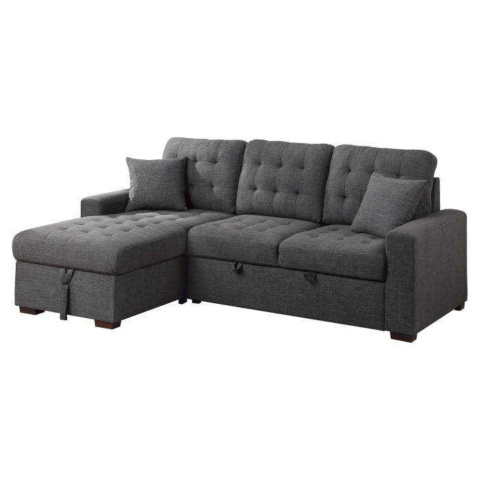 Mccafferty 2-Piece Sectional With Pull-Out Bed And Left Chaise Hidden Storage