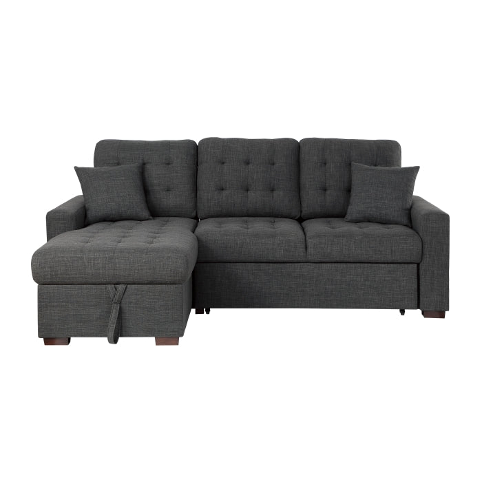 Mccafferty 2-Piece Sectional With Pull-Out Bed And Left Chaise Hidden Storage