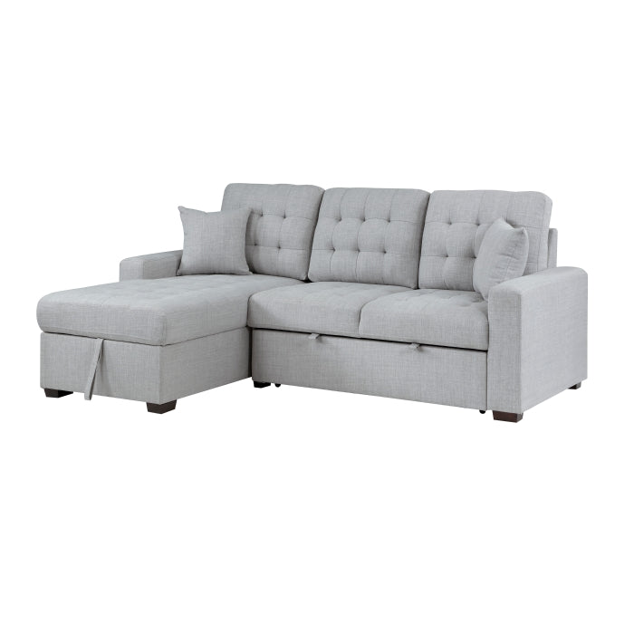 Mccafferty 2-Piece Sectional With Pull-Out Bed And Left Chaise Hidden Storage