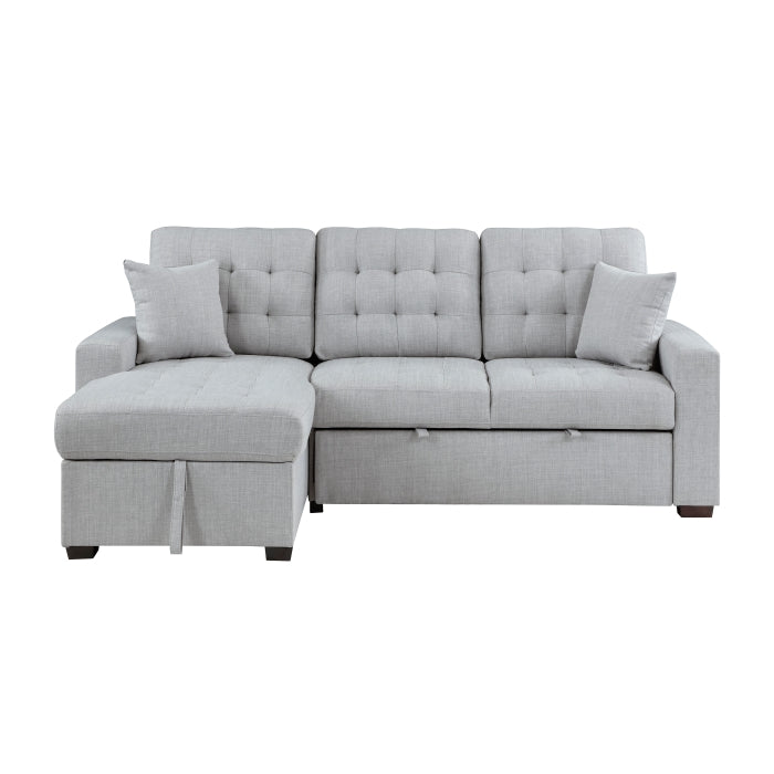 Mccafferty 2-Piece Sectional With Pull-Out Bed And Left Chaise Hidden Storage