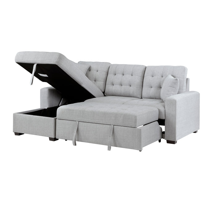 Mccafferty 2-Piece Sectional With Pull-Out Bed And Left Chaise Hidden Storage