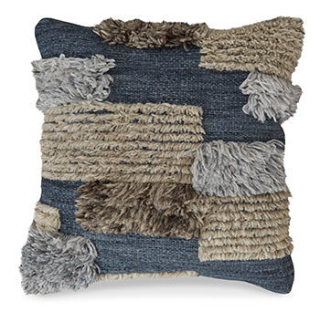 Gibbend Blue/Gray/White Pillow (Set Of 4)