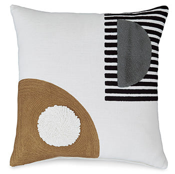 Longsum Black/White/Honey Pillow (Set Of 4)
