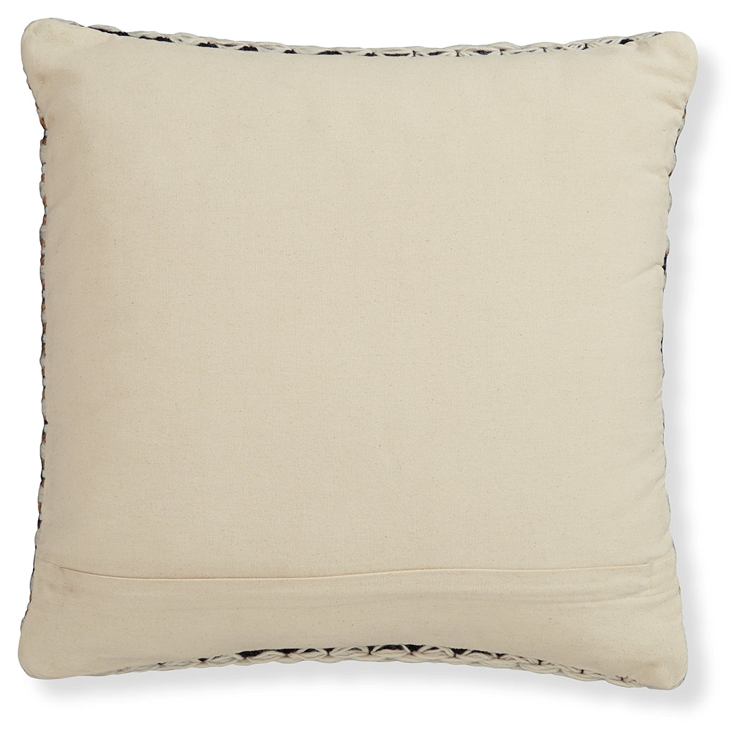Nealington Brown/Black/White Pillow (Set Of 4)