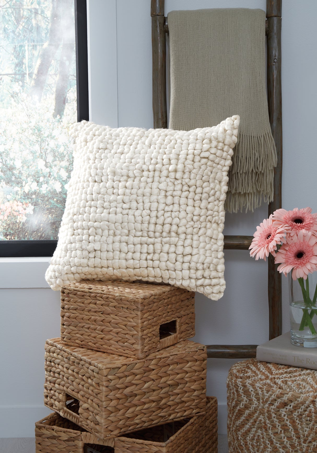 Aavie Ivory Pillow