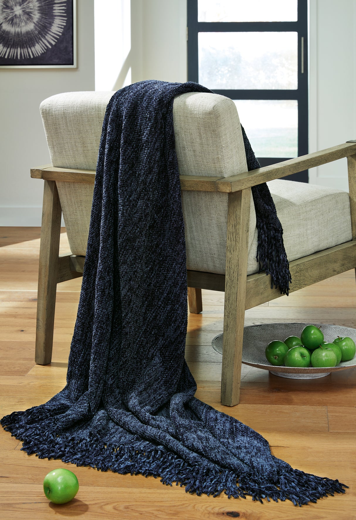 Tamish Blue Throw (Set Of 3)