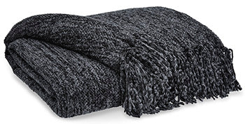 Tamish Black Throw