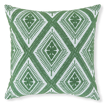 Bellvale Green/White Pillow (Set Of 4)