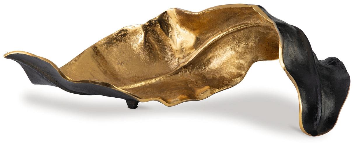Melinda Black/Gold Finish Sculpture