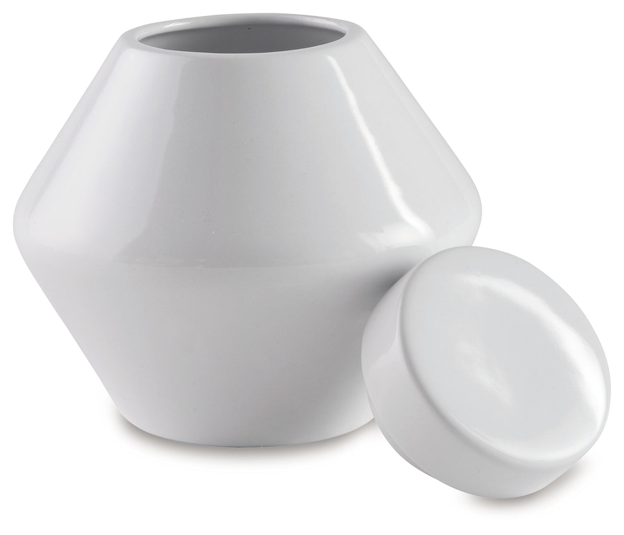 Domina White Jar (Set Of 2)