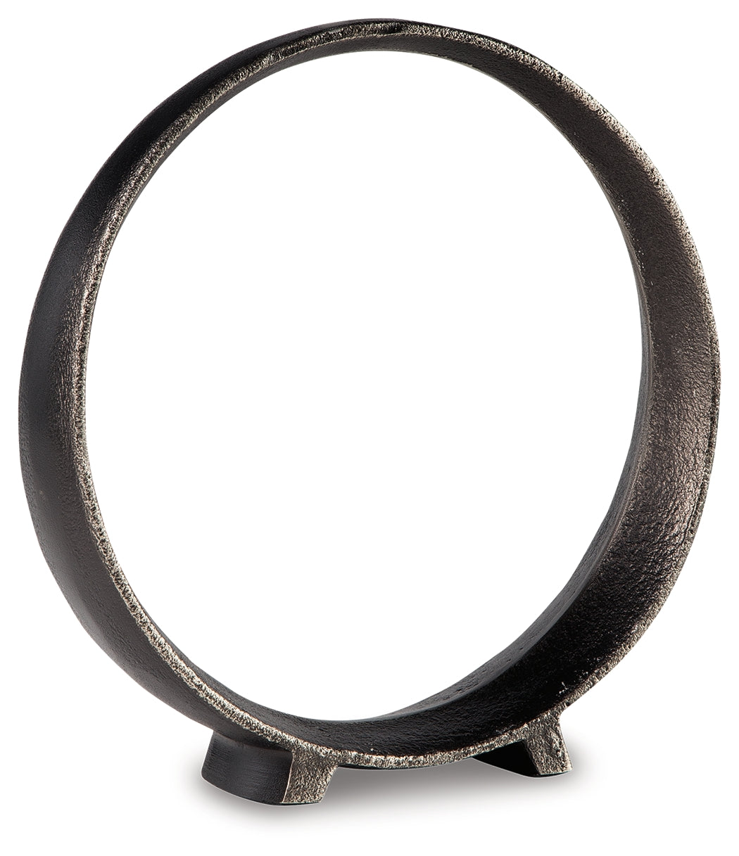 Ryandale Antique Black Sculpture (Set Of 2)