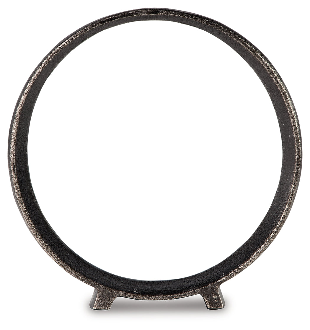 Ryandale Antique Black Sculpture (Set Of 2)