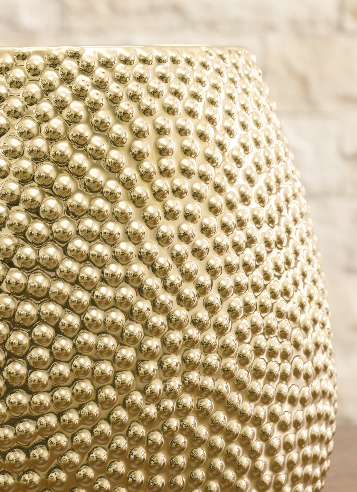 Efim Gold Finish Vase