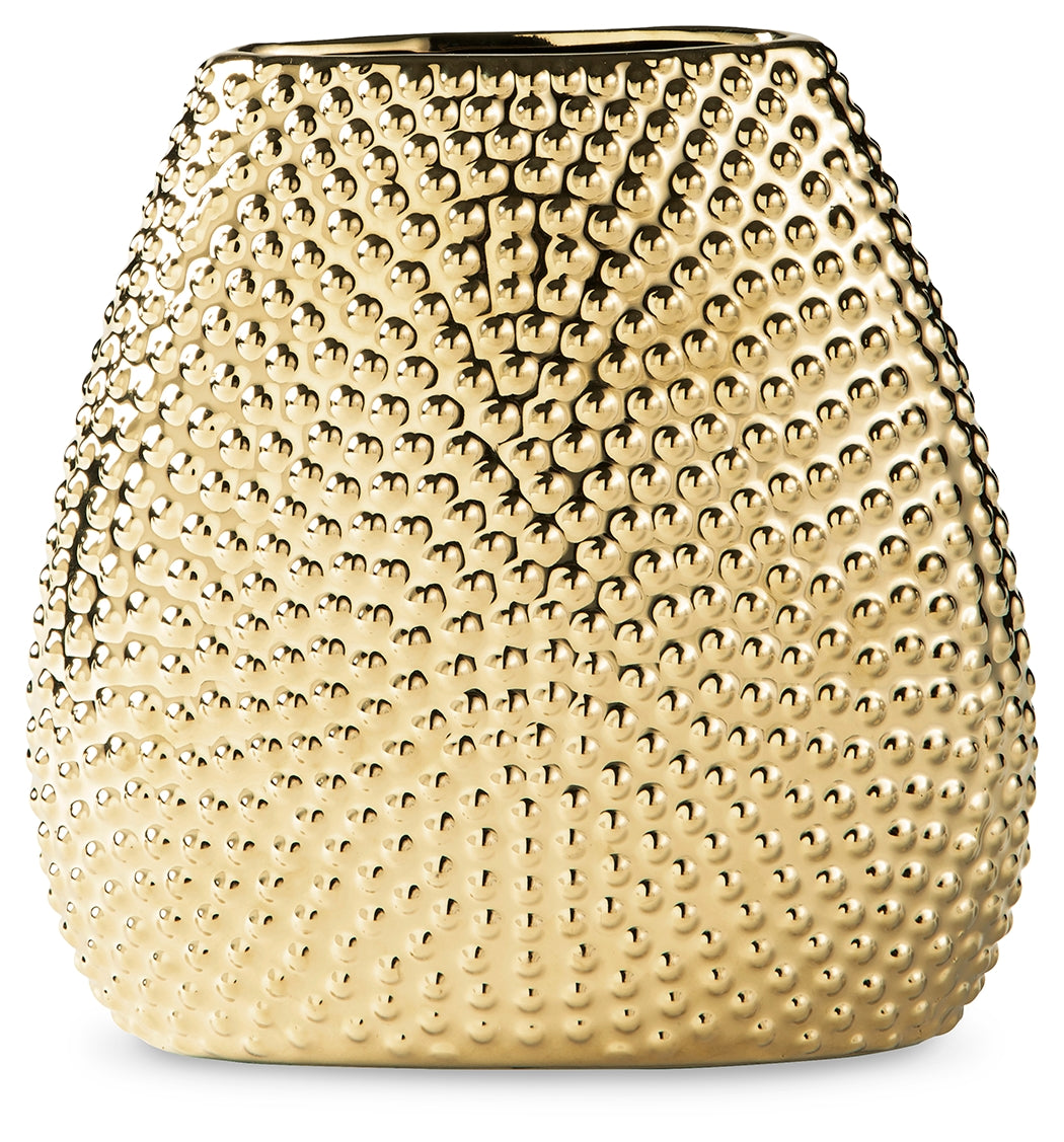 Efim Gold Finish Vase