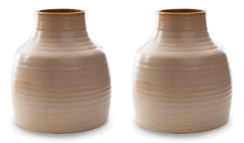 Millcott Tan Vase (Set Of 2)