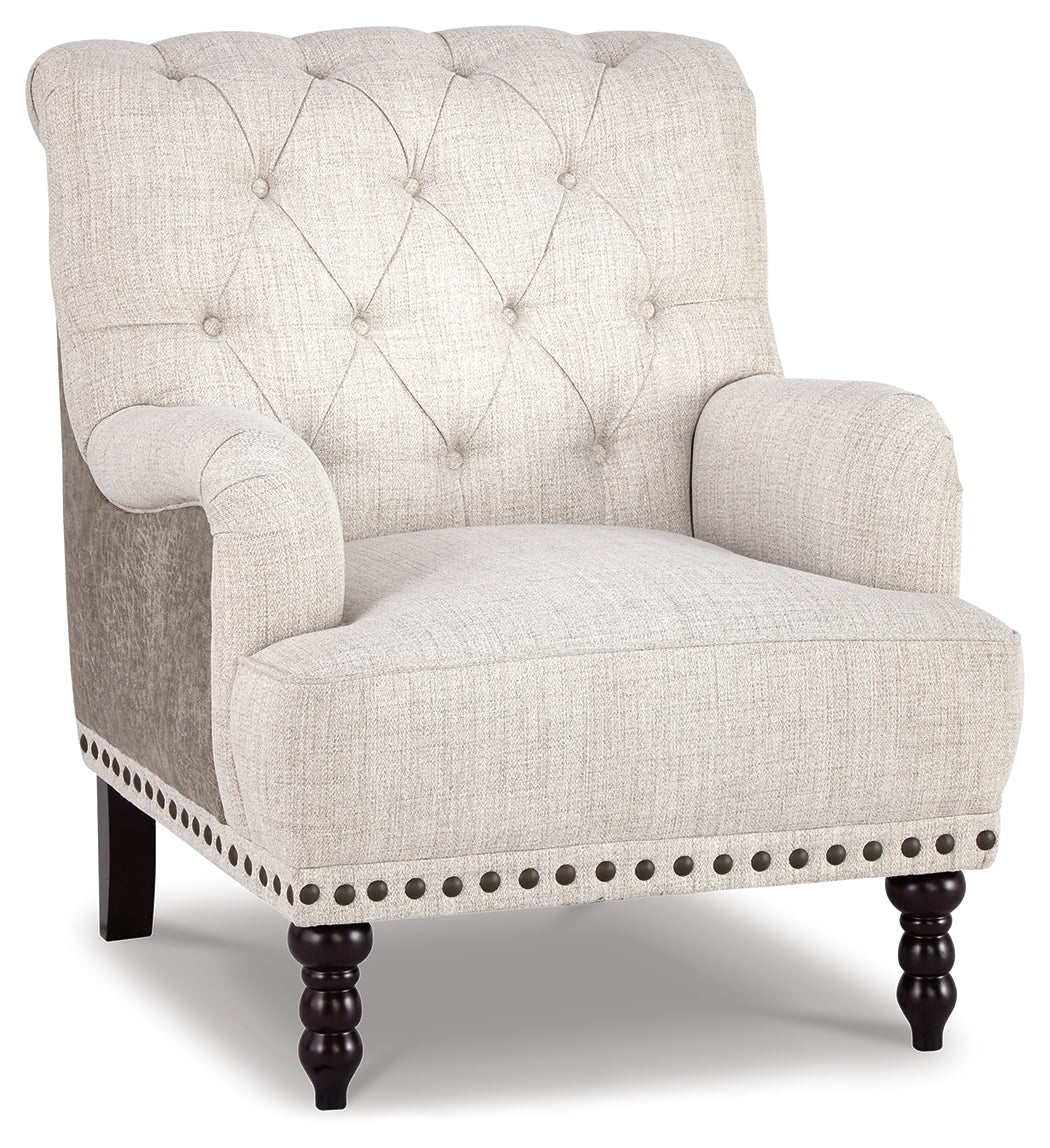 Tartonelle Ivory/Taupe Accent Chair