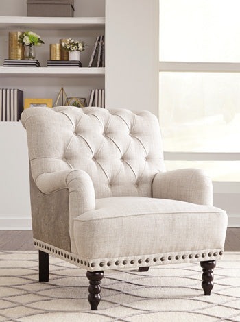 Tartonelle Ivory/Taupe Accent Chair