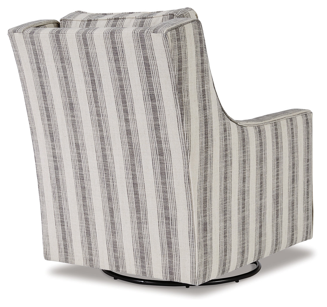 Kambria Ivory/Black Accent Chair