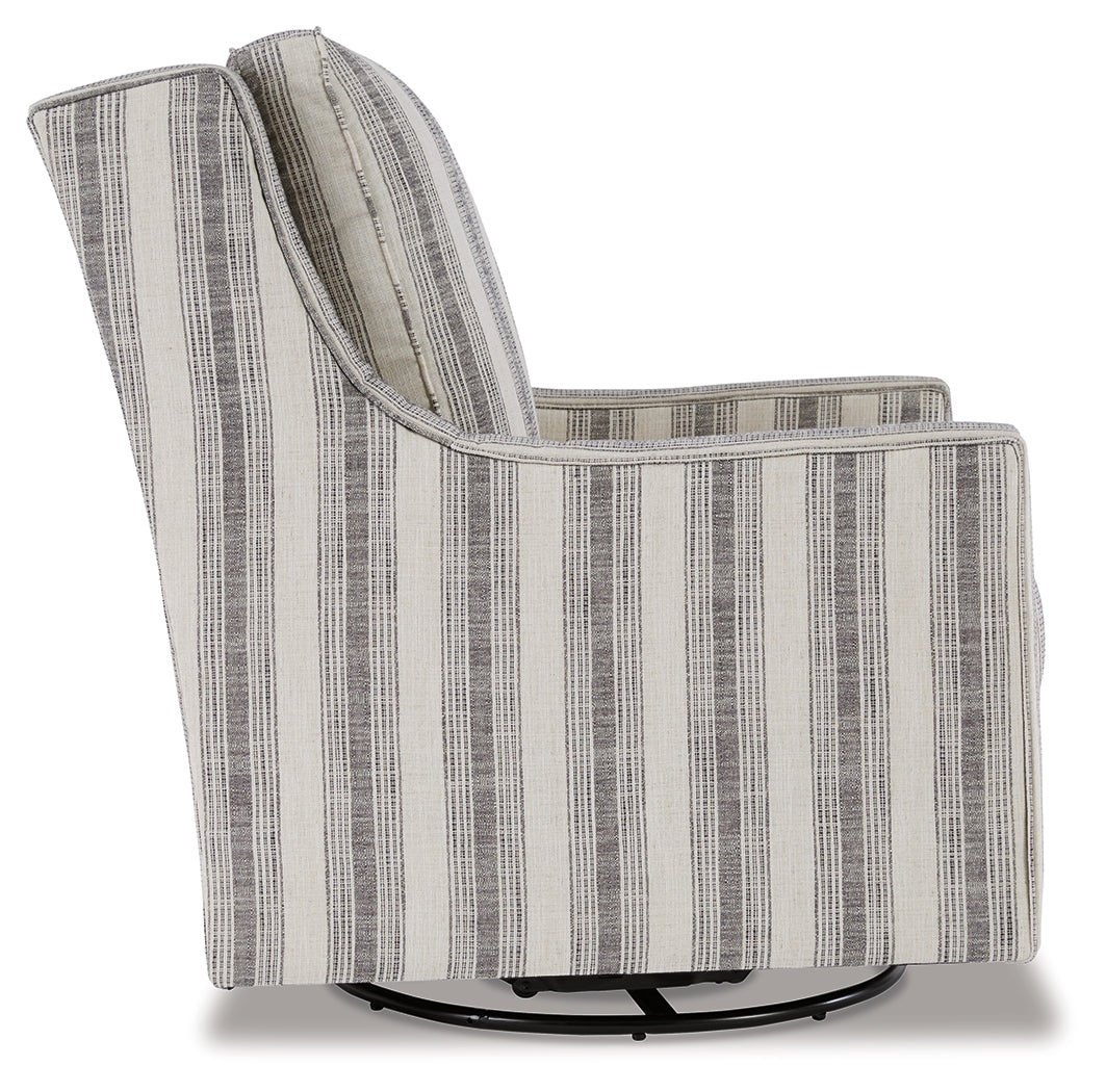 Kambria Ivory/Black Accent Chair