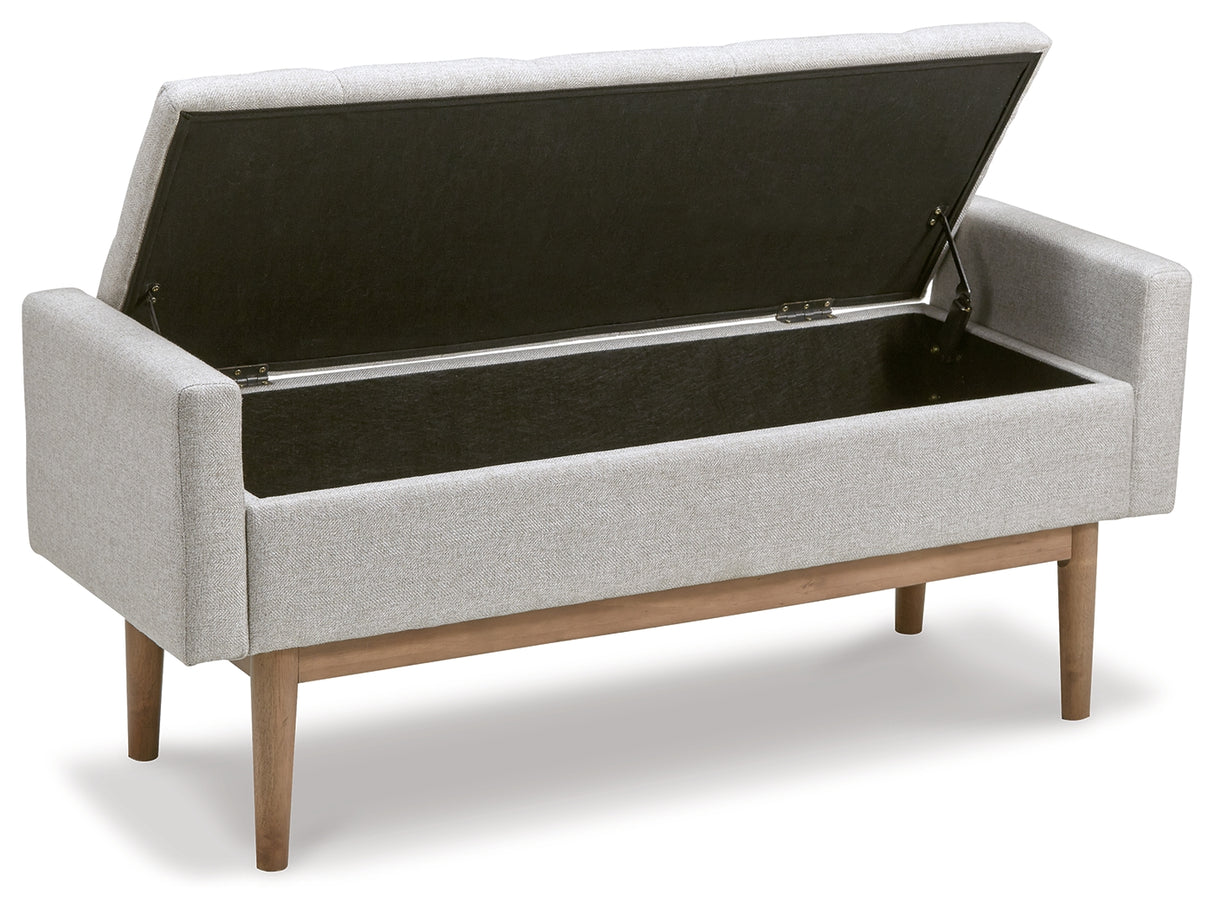 Briarson Beige/Brown Storage Bench