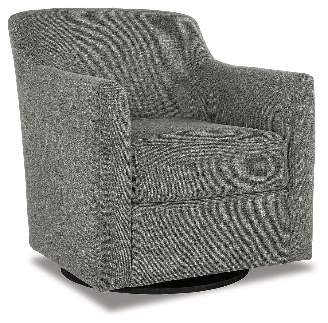 Bradney Smoke Swivel Accent Chair