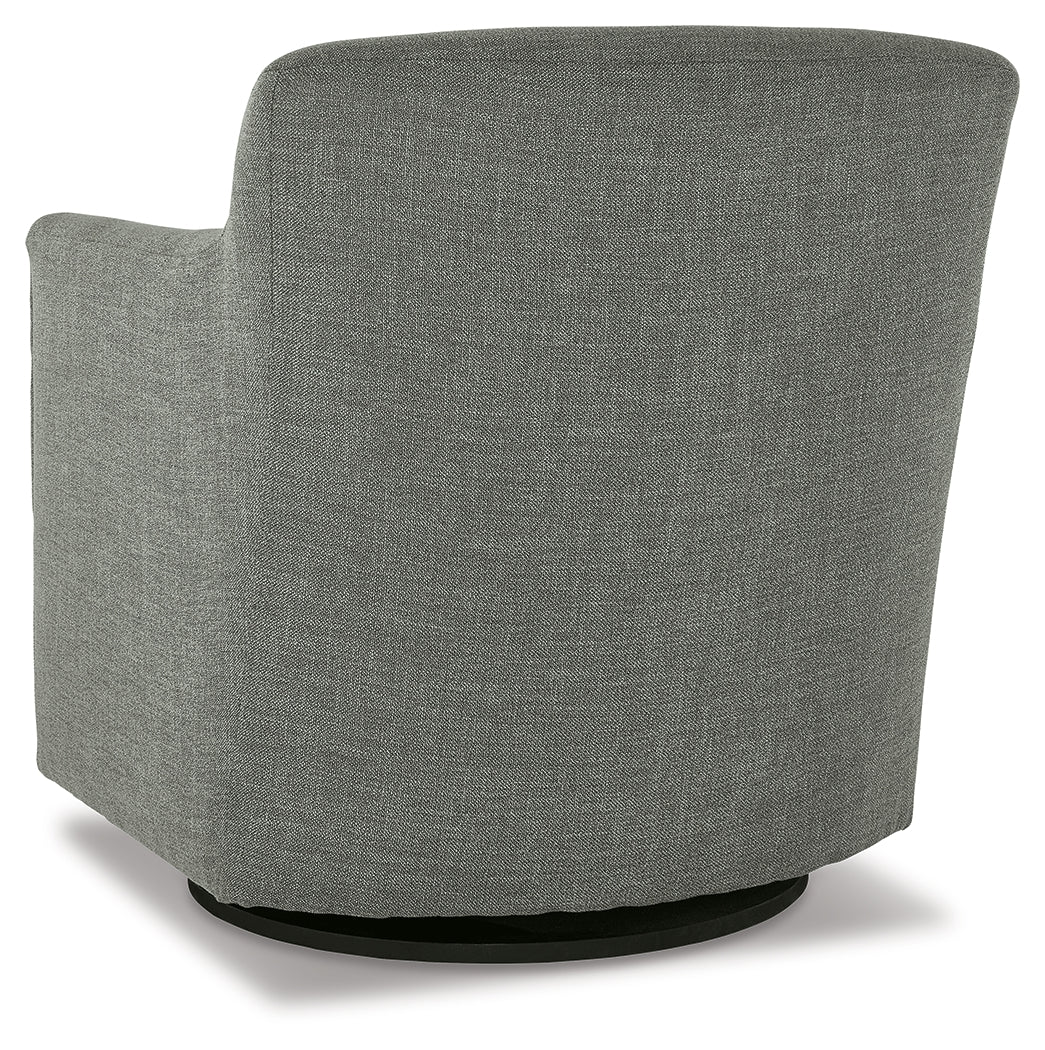 Bradney Smoke Swivel Accent Chair
