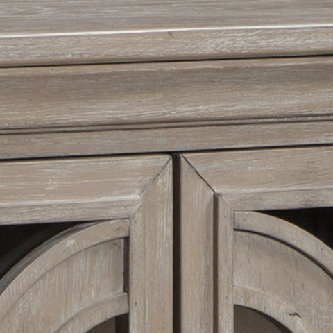 Fossil Gray Ridge Accent Cabinet