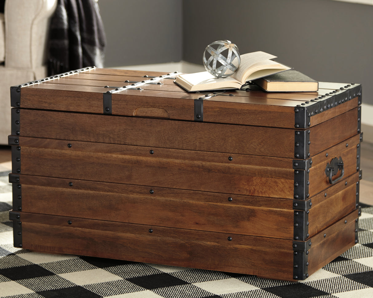 Kettleby Brown Storage Trunk