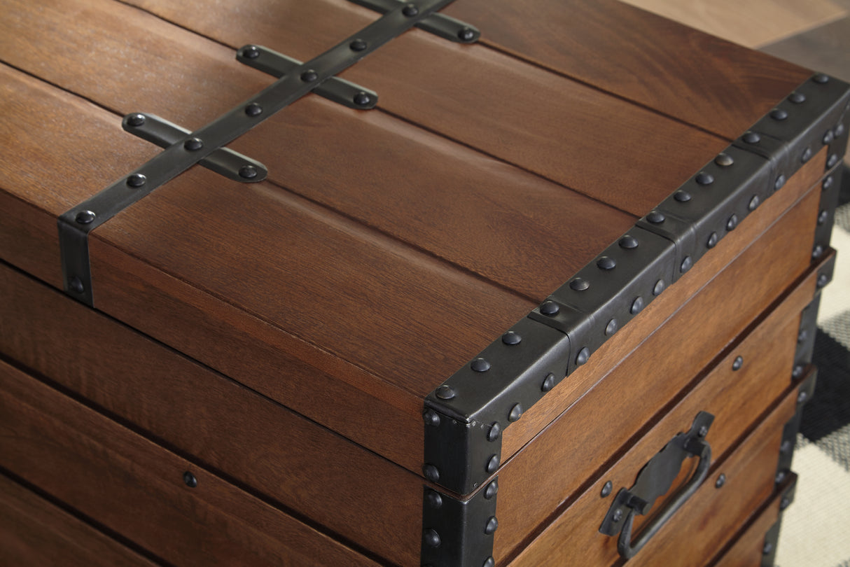 Kettleby Brown Storage Trunk