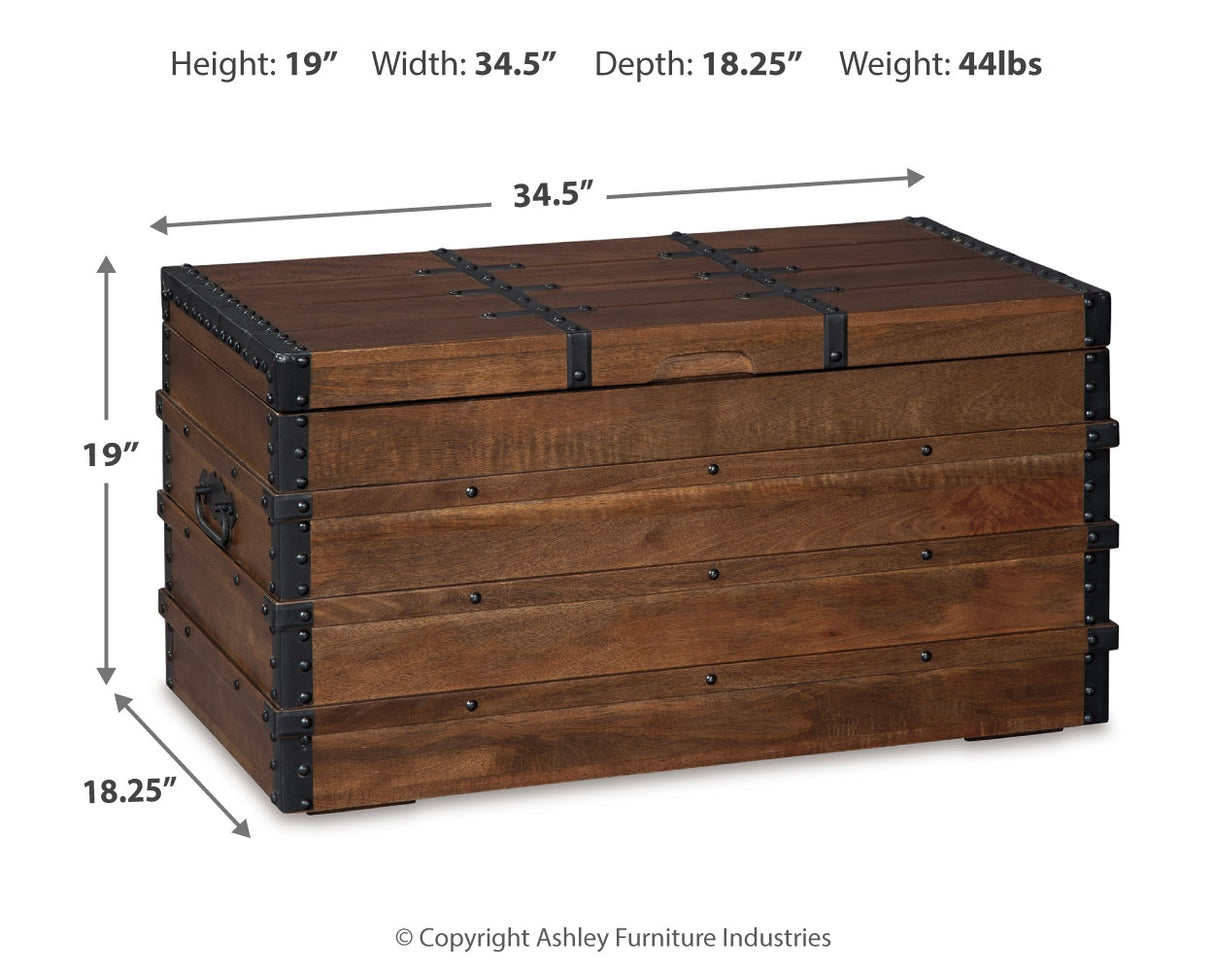Kettleby Brown Storage Trunk