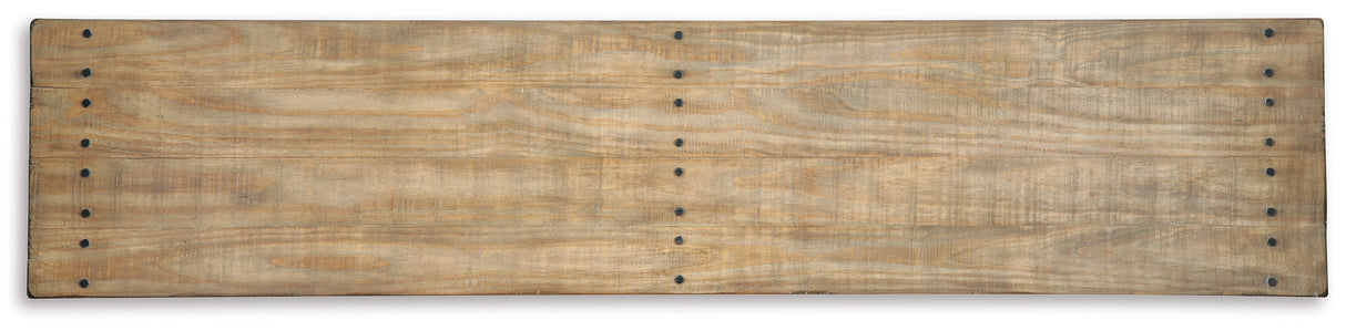 Susandeer Brown Sofa/Console Table