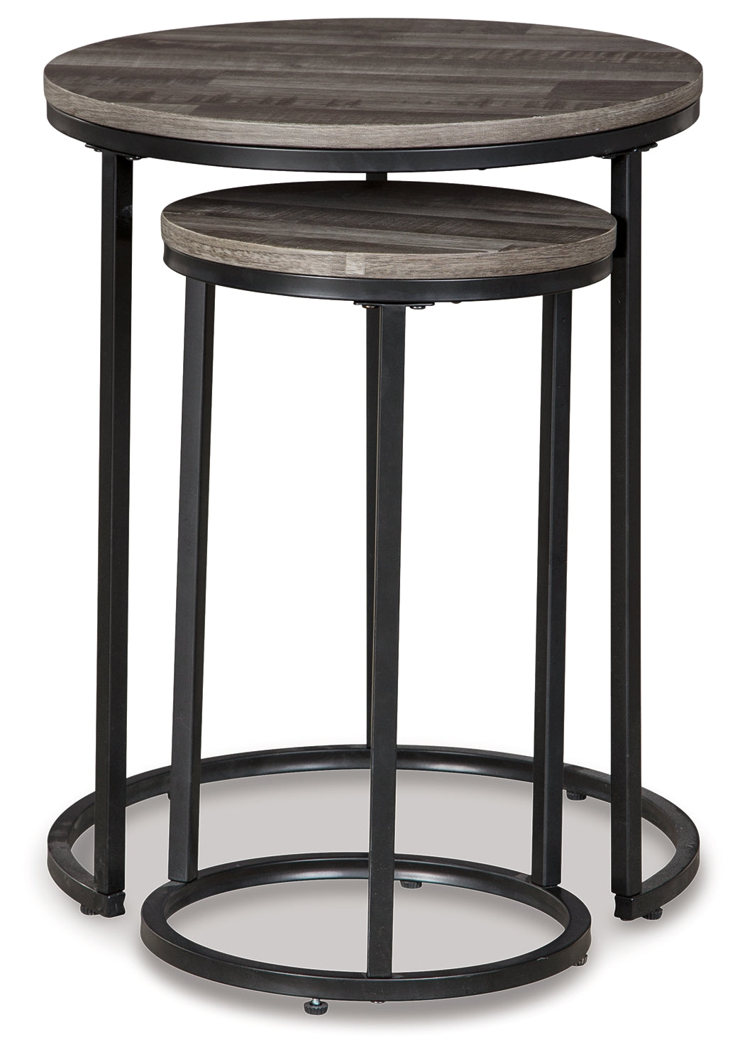 Briarsboro Black/Gray Accent Table (Set Of 2)