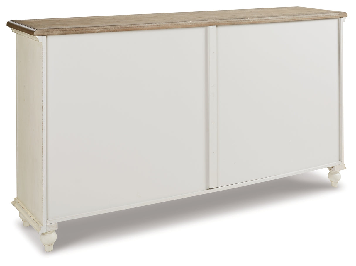 Roranville Antique White Accent Cabinet