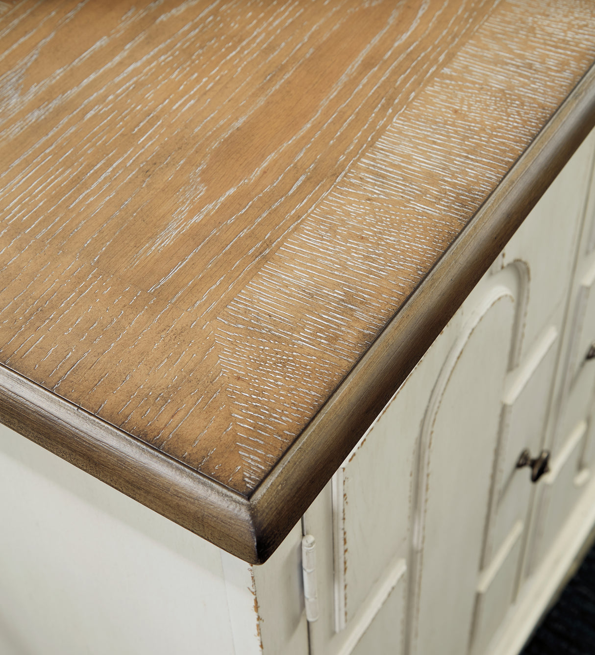 Roranville Antique White Accent Cabinet