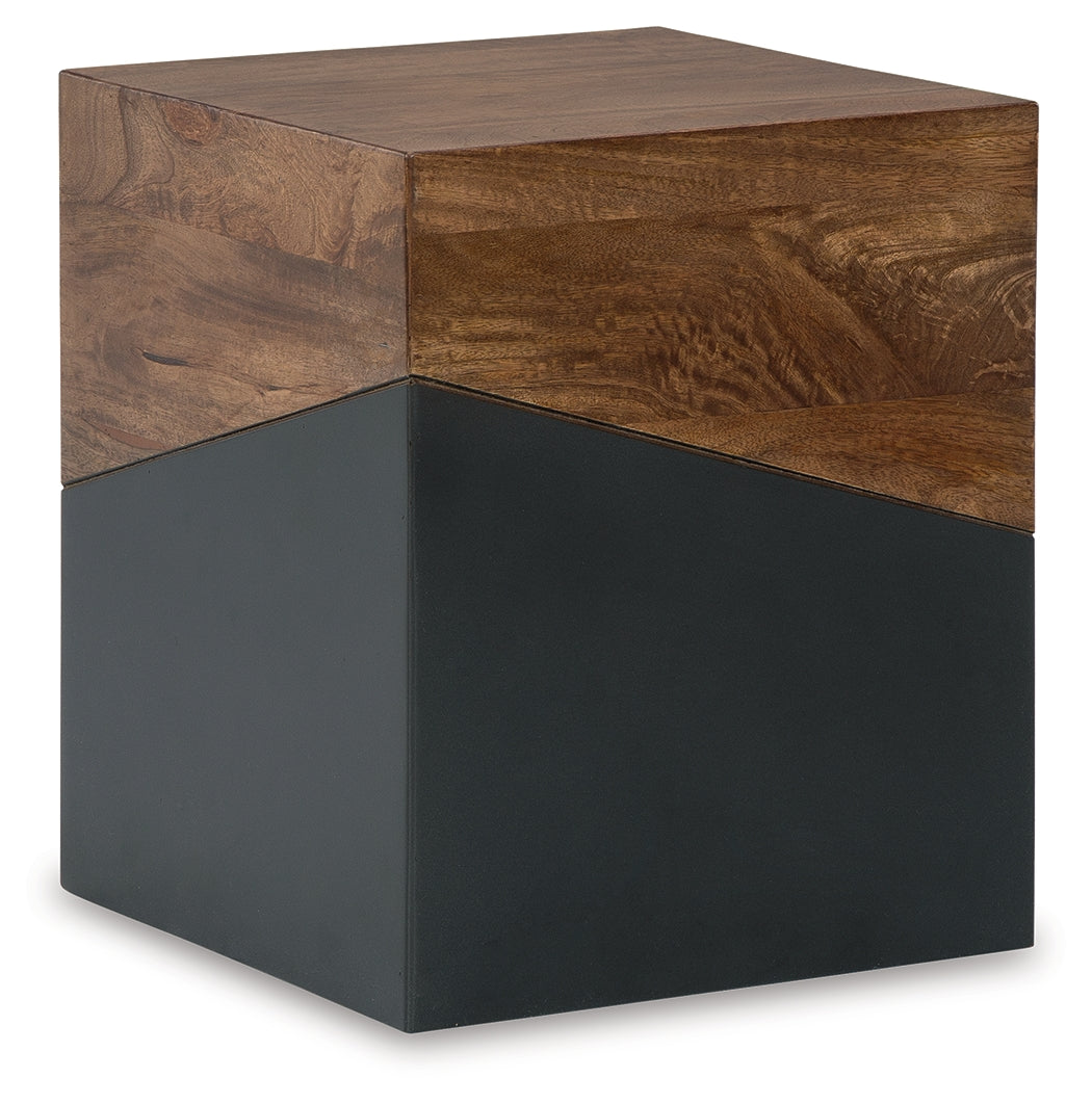 Trailbend Brown/Gunmetal Accent Table