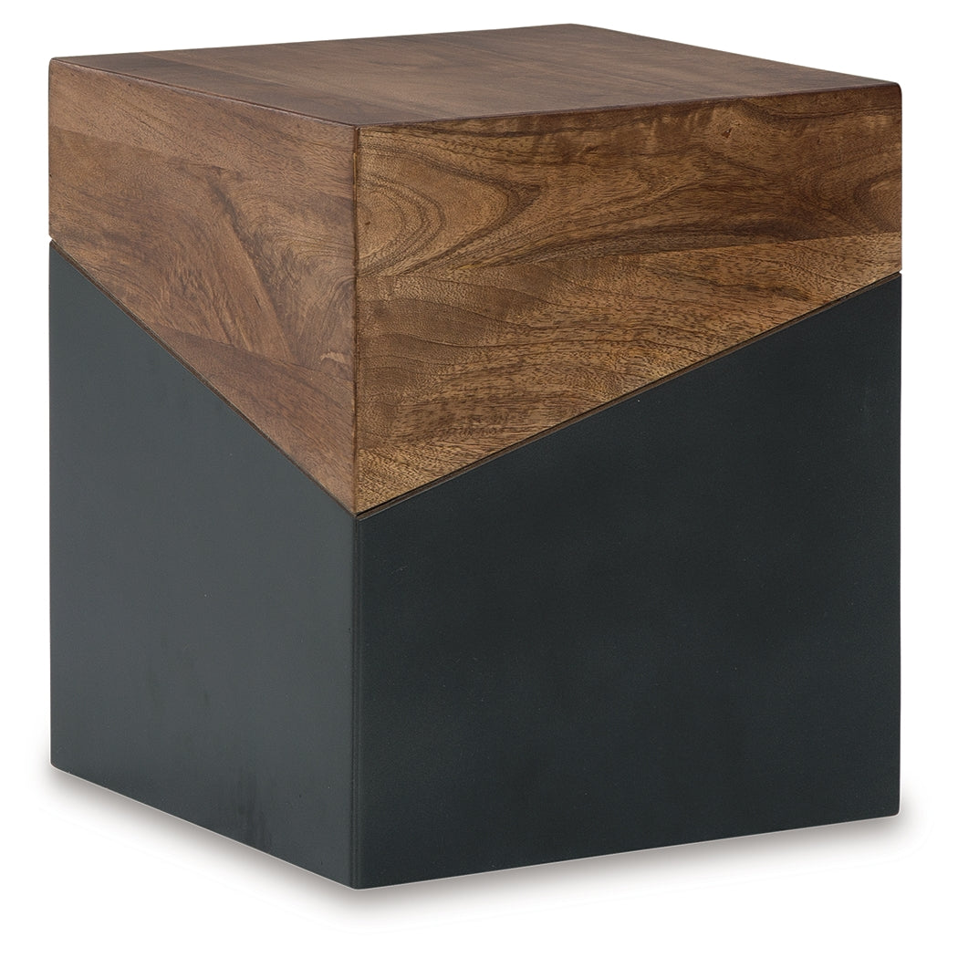 Trailbend Brown/Gunmetal Accent Table