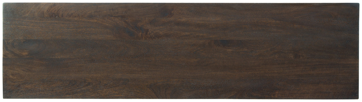 Elinmore Brown/Gold Finish Accent Cabinet